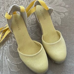 Alohas espadrilles yellow 🌞